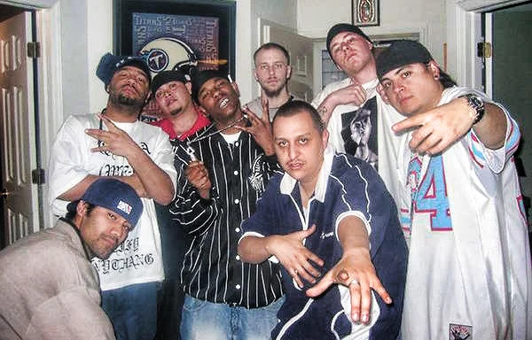 Young Droop collaboration photo with Tormented Religion and Hypnautic