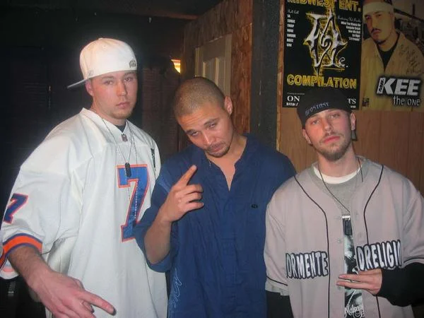 Bizzy Bone with Tormented Religion during Hypnautic rapper origin story studio session